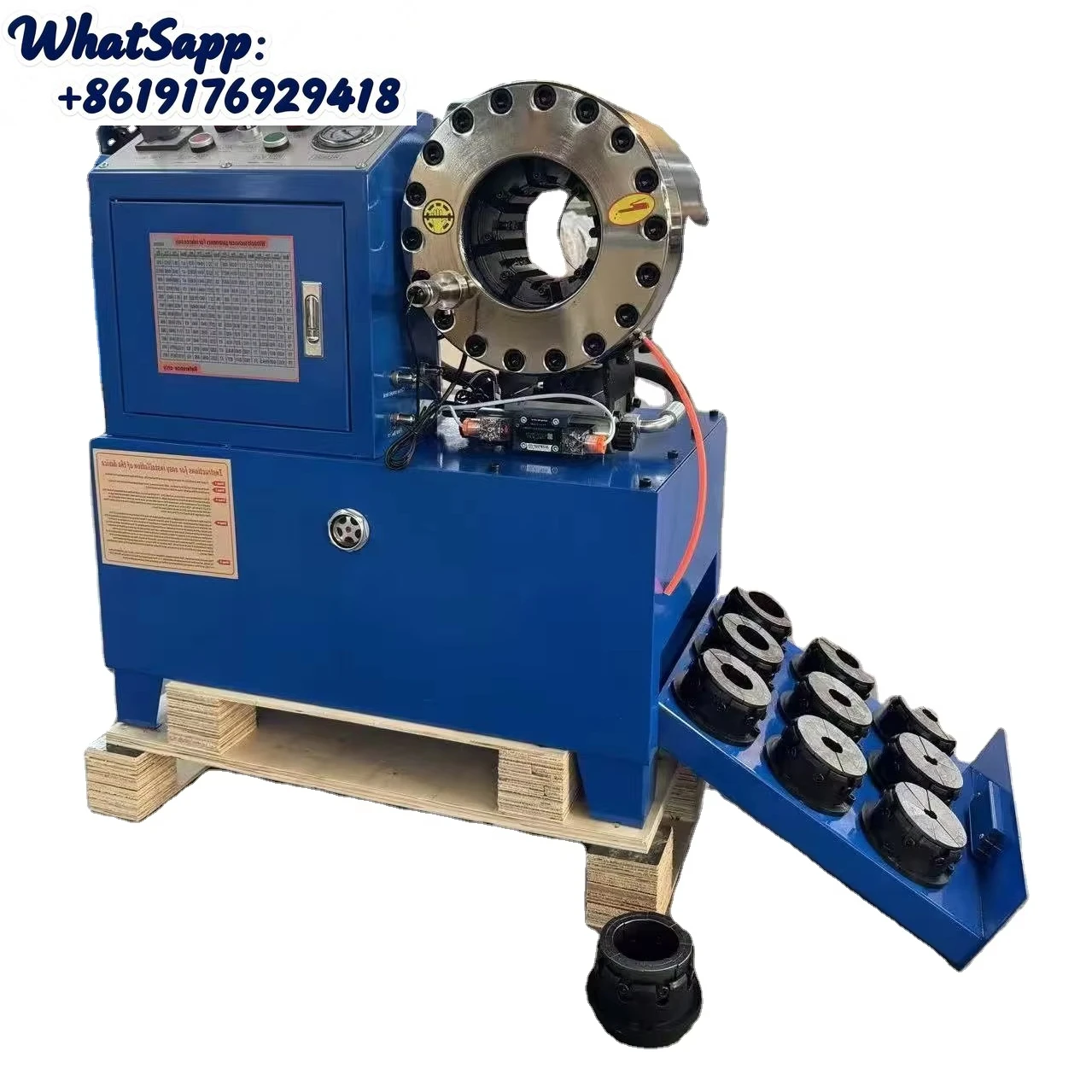 

Pressing 2-inch 6-51mm Hydraulic Hose Stand Pipe Forging Machine Portable Excavator Hydraulic Hose Pressing Machine