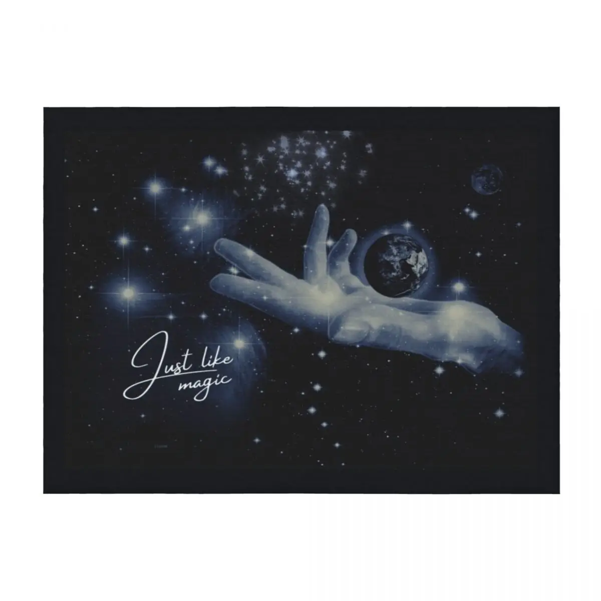 

just like magic ari positions galaxy Throw Blanket For Decorative Sofa Soft Multi-Purpose Beach Blankets