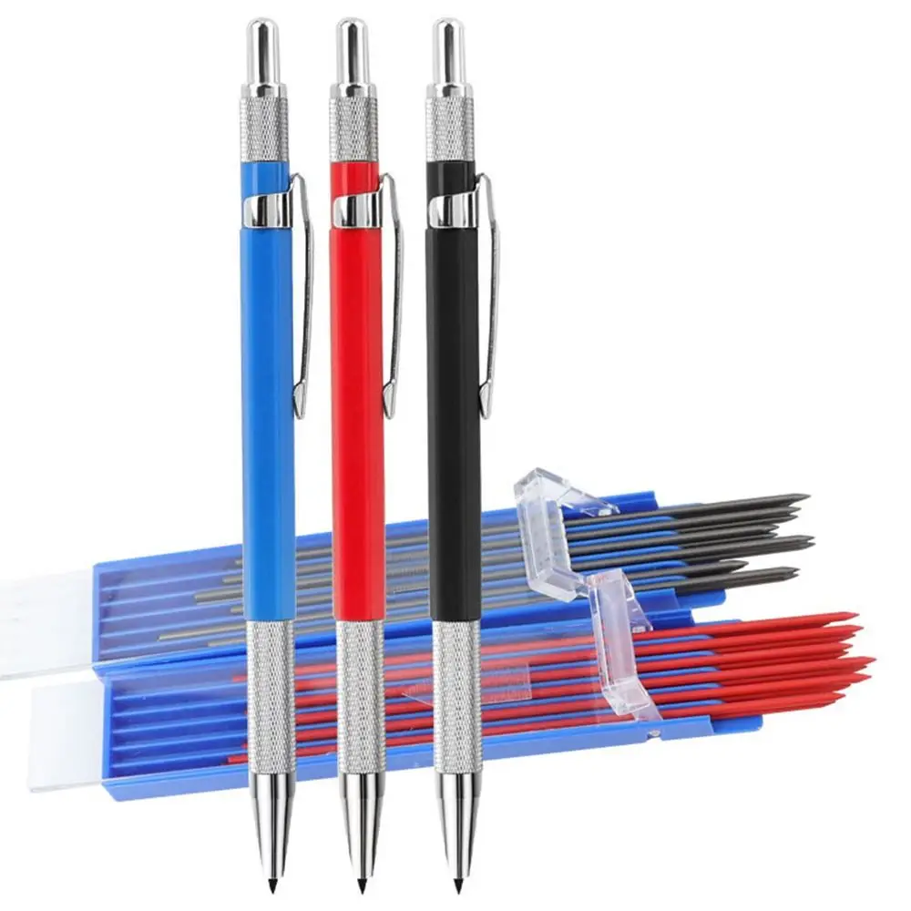 Metal Lápis Mecânico Automático para Art Painting, Engineering Marker, Writing Tool, Students Gift, High Quality, 2.0mm