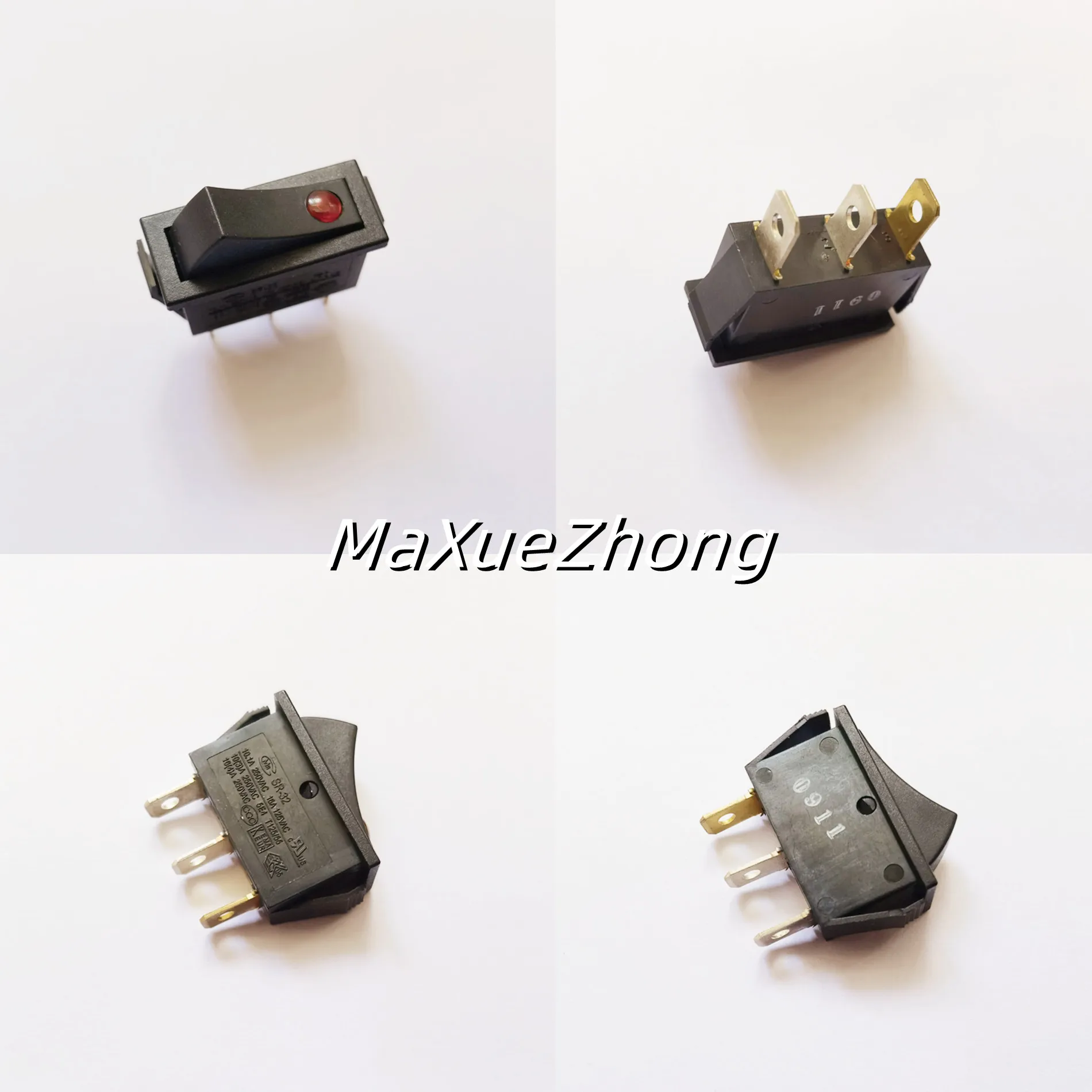 

Original new 100% SR-32 high power 16A rocker switch with light 3pin power switch