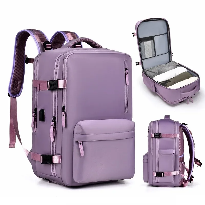 

Large capacity leisure travel backpack multi-functional fashion backpack high sense short trip business computer bag women