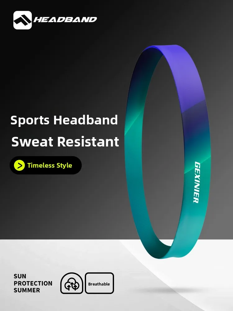 Sports Sweat Absorbent Headband Fitness Running Basketball Anti-Sweat Band Yoga Guiding Hairband Unisex Summer Hair Towel