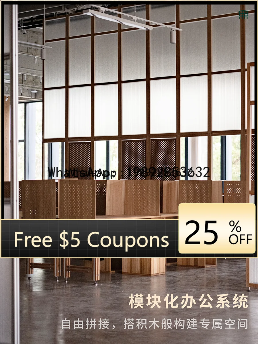 T2-27 Office Desk Set Minimalist Style Employee Meeting Computer Desk Screen Partition Workstation