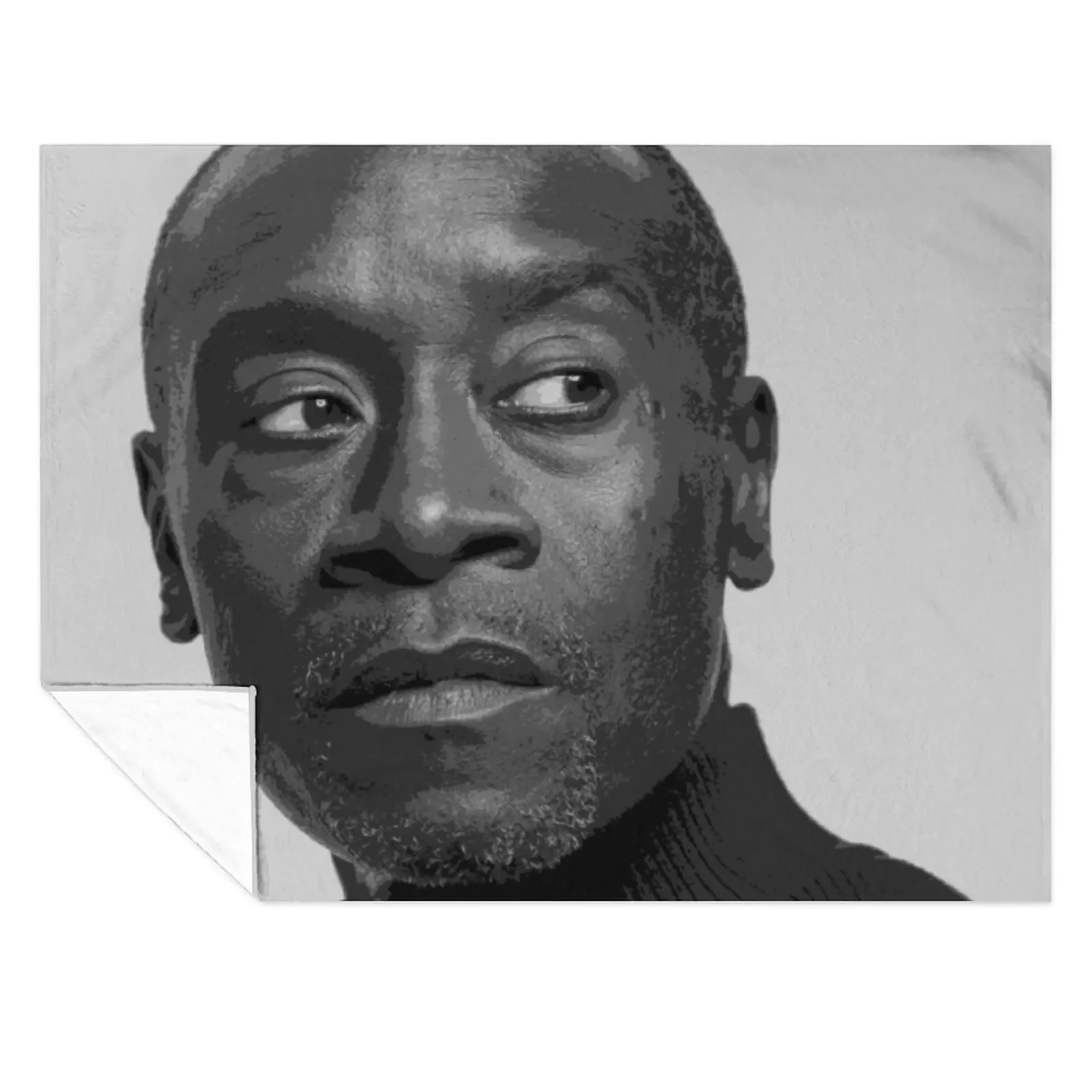 

Don Cheadle Pop Art Portrait Throw Blanket Sofa Thermal Blankets Sofas Of Decoration Decorative Sofas Blankets