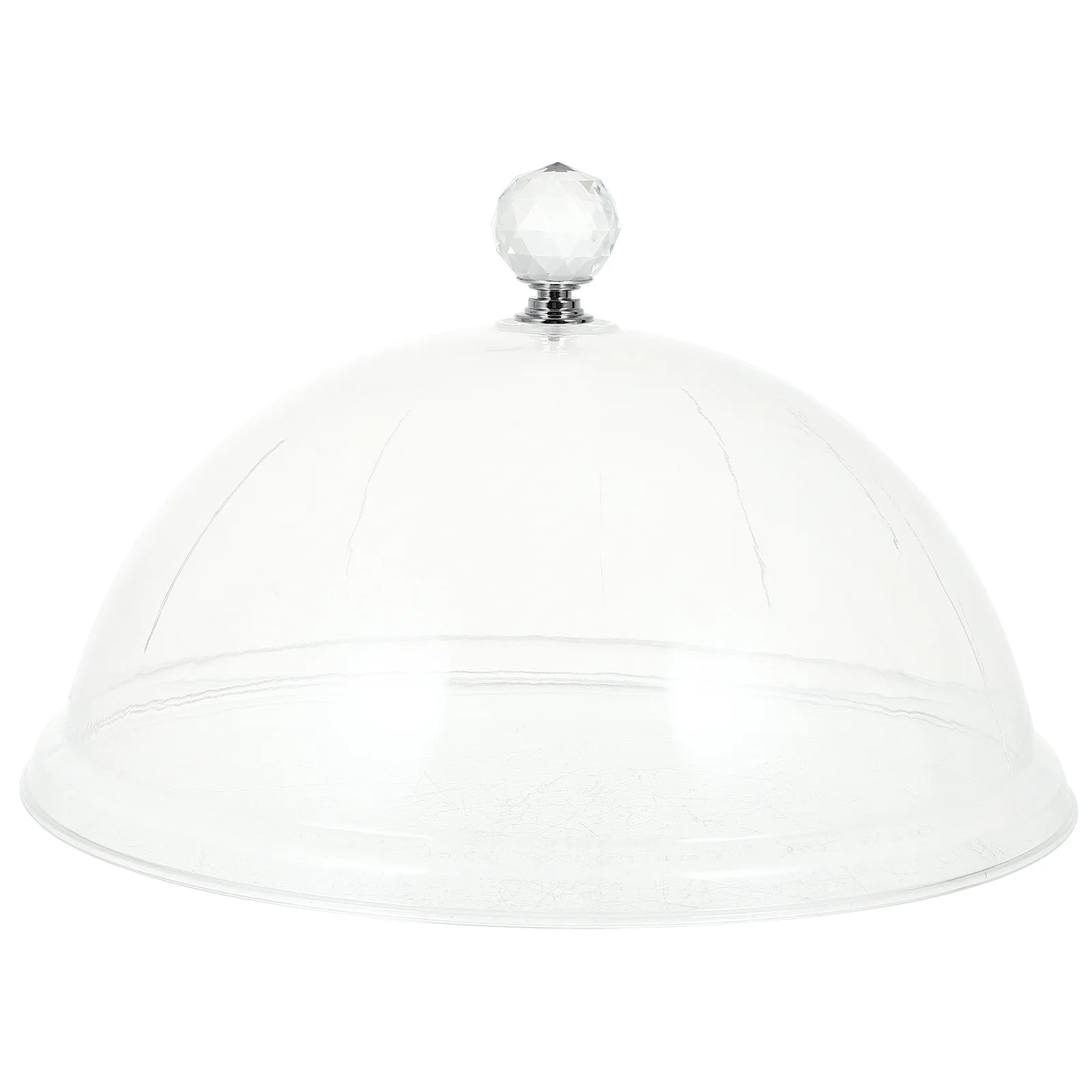 

Dustproof Clear Cake Dome Acrylic Food Protector Transparent Shockproof Storage Container Thickened Large Capacity