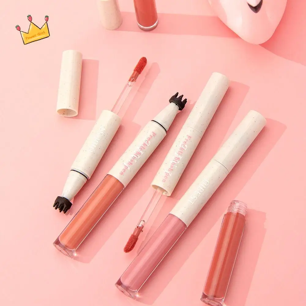2-em-1 dupla face sardas & blush vara à prova dwaterproof água natural falso sardas caneta portátil realista veludo fosco blush cosméticos