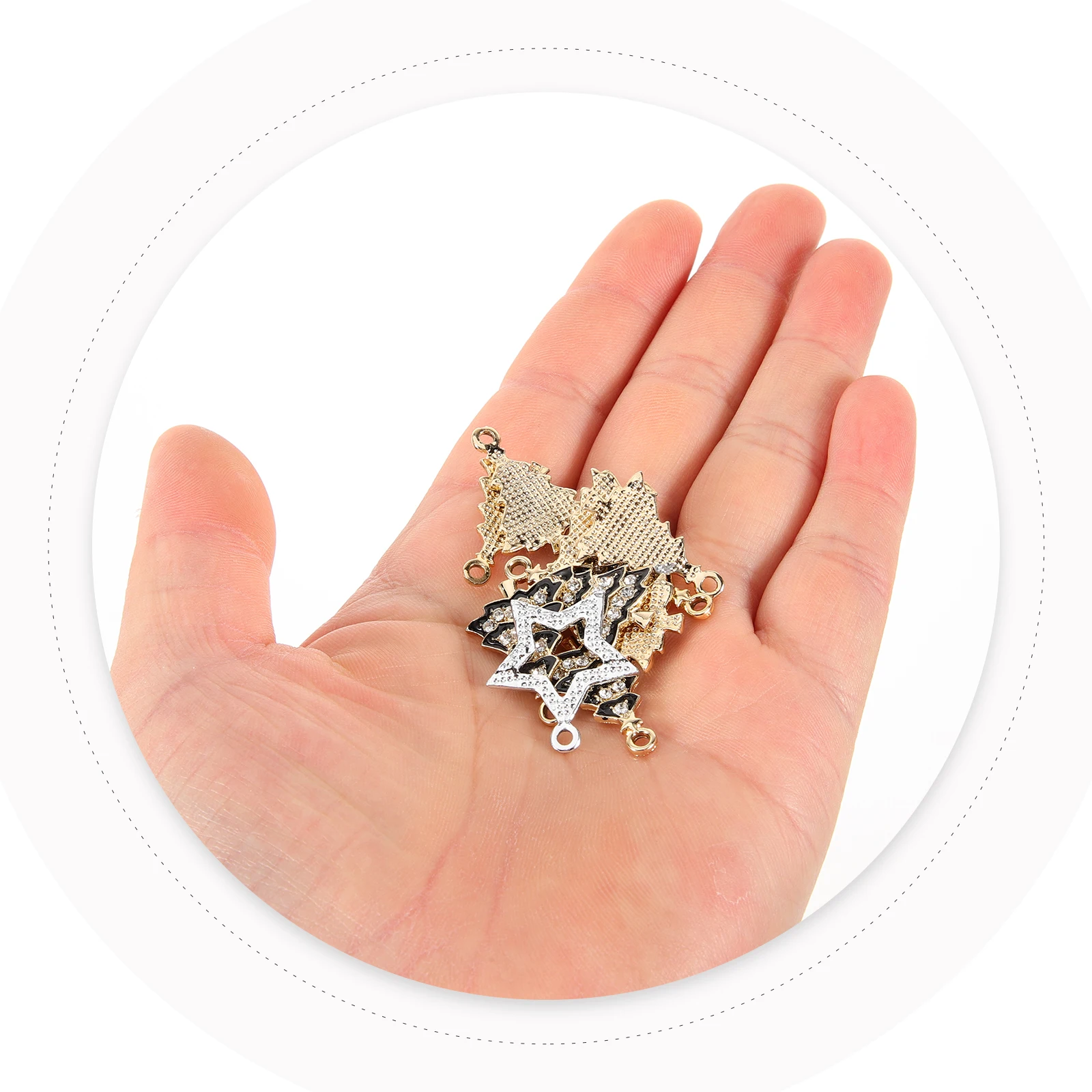 

10Pcs Metal Christmas Tree Charms Cute Xmas Charms for Jewelry Making Bracelet Craft DIY Decoration Christmas Tree Charms,