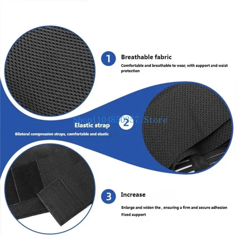 

5asd Adjustable Waist Support Belt Breathable Lower Back Brace Waist Cincher Lumbar Support for Sports and Work