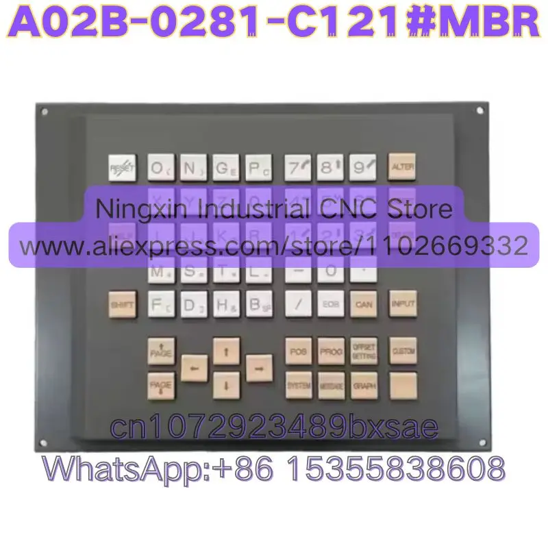 Used FANUC A02B-0281-C121#MBR System Keyboard Tested OK
