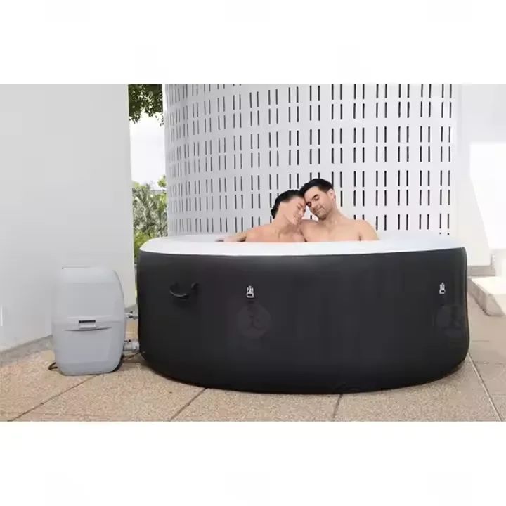 Commercial Home Therapy Spa Tub Portable Air Tight Bubble Hot Tub Inflatable Large Spa Tub With Heater for Deep Rest