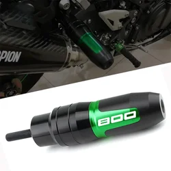 For Kawasaki Z800 z800 Z800E Motorcycle CNC Aluminum Frame Crash Pads Exhaust Sliders Crash Protector With logo