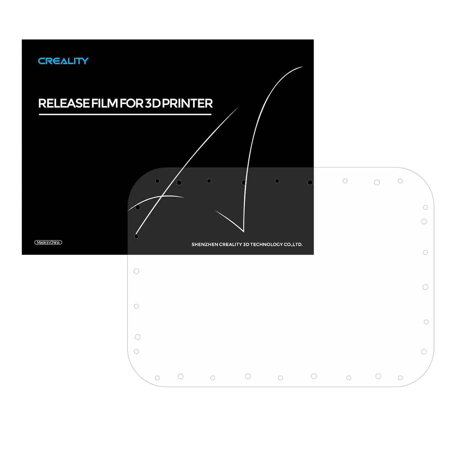 Creality FEP Film Sheet Release Films 266x190x0.15mm for Creality LD-006/Halot-Lite/Halot-Sky/2022 Mono LCD Resin 3D Printer