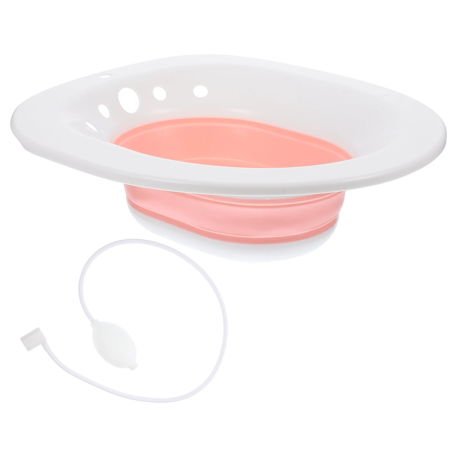 

1 set Thicker Sitz Bath Basin Heavy Duty Reusable Bidet Tub for Women Postpartum Patients Wash Basin Comfortable Skin-Friendly