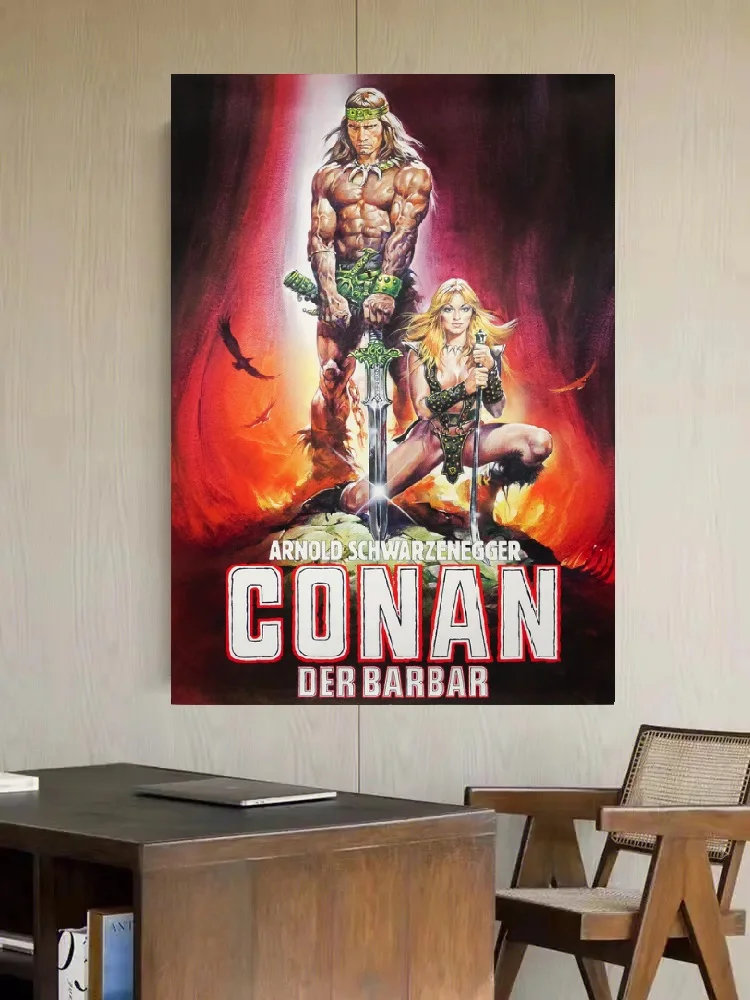 CONAN THE BARBARIAN Movie Art Print Silk Poster for Your Home, Wall Decor, 24x36in