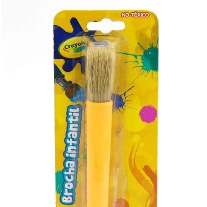 Binney & Smith Crayola(R) So Big Brush, Hair Length 1 3/8" for Kids Drawing