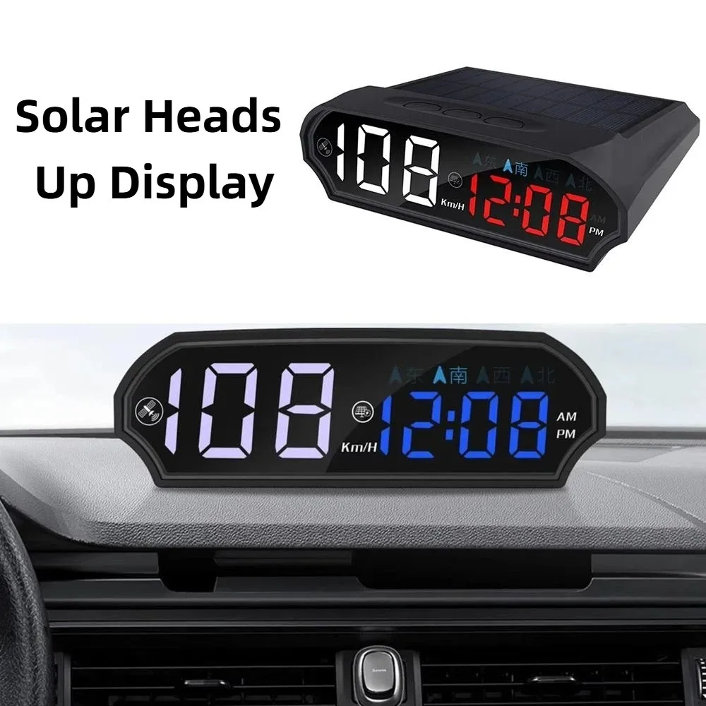 

HUD Car Head Up Display Portable Universal Digital Speedometer KMH/MPH Detector Plug and Play Windshield Projector Speed Meter