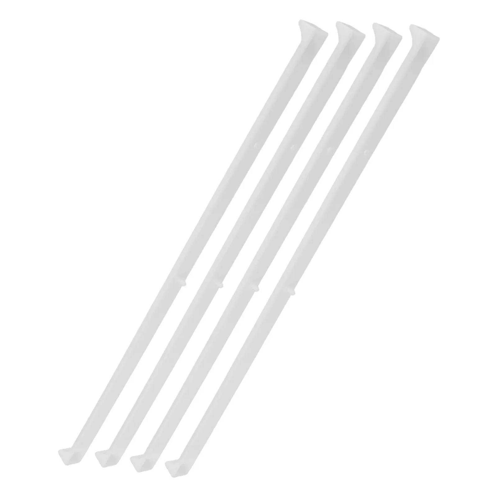 2Pairs Lightweight Plastic Drawer Slides for Kids Bedrooms Playroom Cabinets 42Cm Silent Smooth Operation Replacement Drawer