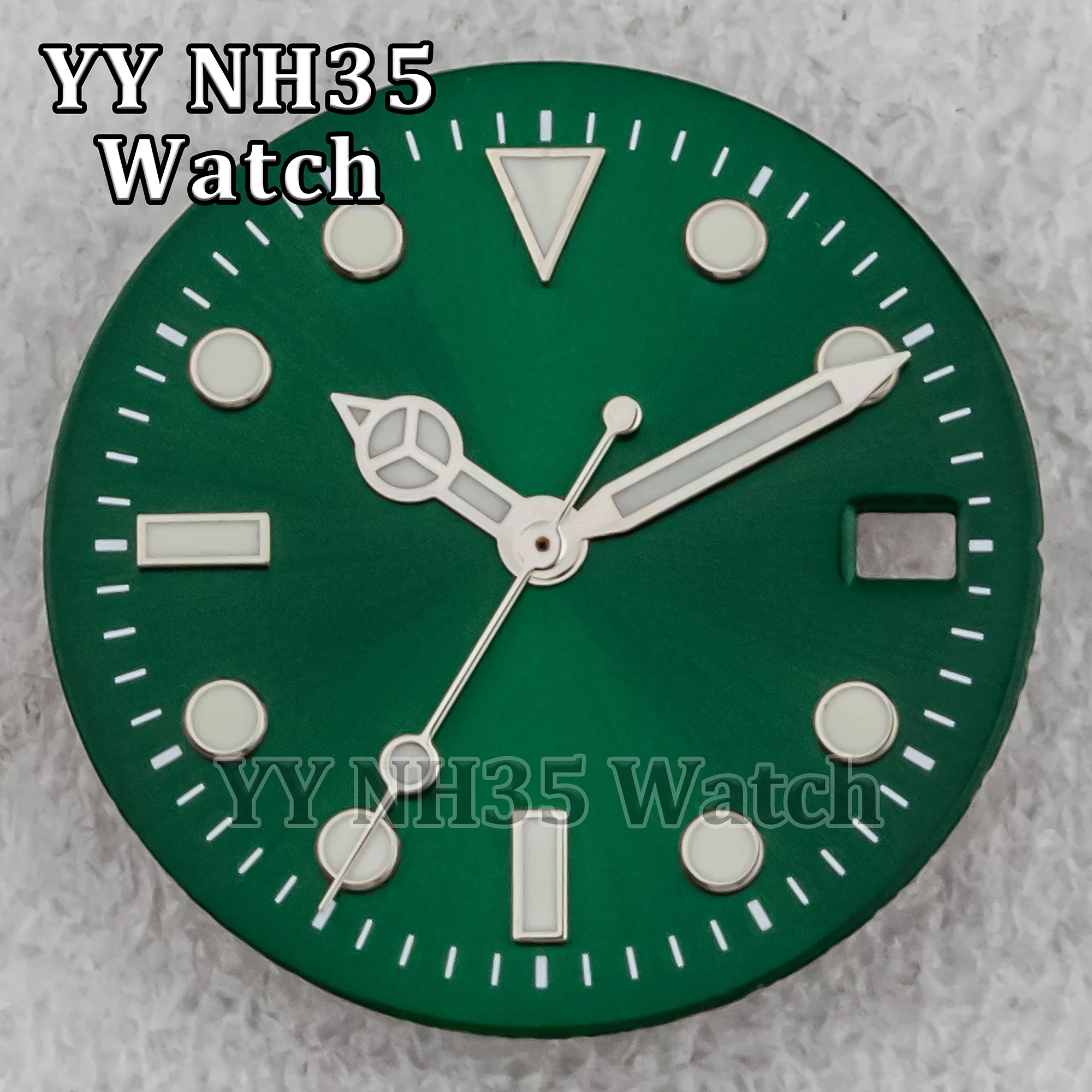 

Luminous Watch Dial Hands for SUB GMT Watches DIY Watch Mod Accessories Needles Black White Blue Green Dial Fit NH35 Movement