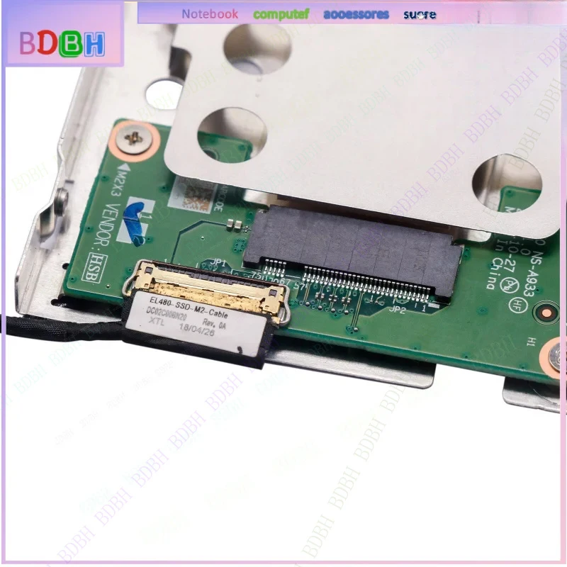for Thinkpad L480 L490 NVMe PCIe M.2 2280 SSD Upgrade Adapter Caddy Cable US