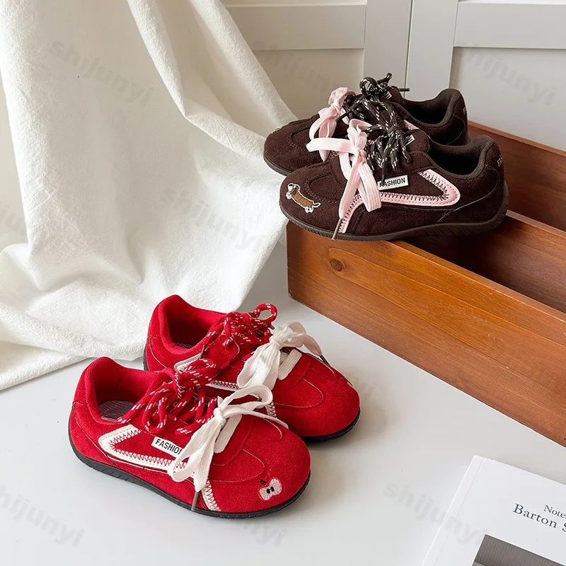 

Детская повседневная спортивная обувь, осень 2023, новая модная обувь для бега для мальчиков и девочек, детская уличная прогулочная обувь, кроссовки