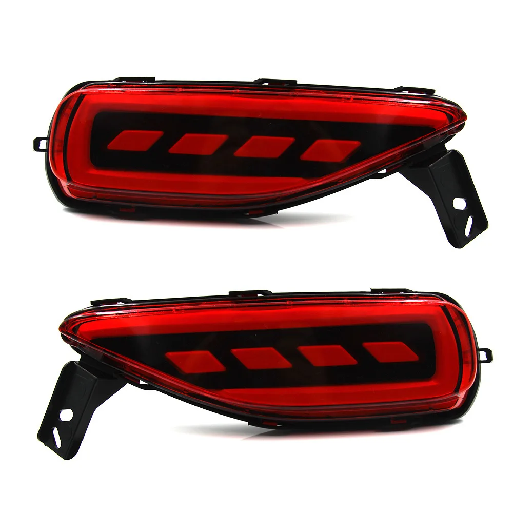 For Toyota Fortuner 2016-2025 Car Led Rear Bumper Light Reflector Daytime Running Lights Brake Fog Lamp DRL Dymanic Turn Signal - Image 2