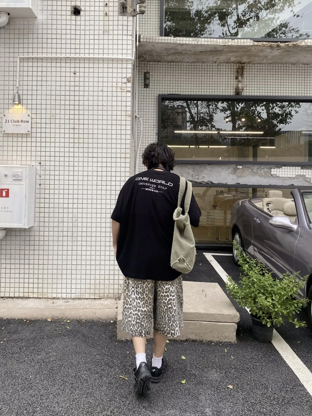 กางเกงขายาวทรงตรงสไตล์อเมริกันเรโทรลายพรางลำลอง ดีไซน์สุดเท่ห์ ขาบานกว้างเจ็ดฟุต