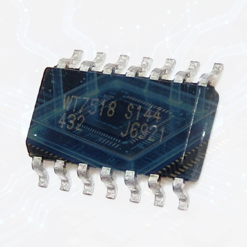 1PCS-50PCS WT7518S144 WT7518 SN74LVC1G08DBVR C08 NTD2955G NT2955G PCA82C250T PCA82C250 TDA1305T TDA1305 TPS54318RTER 54318