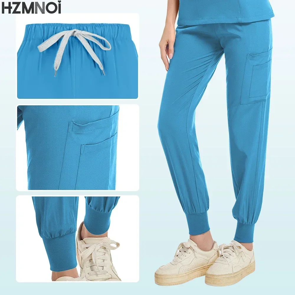 Костюм доктора с короткими рукавами, комплект хирургических скрабов, спецодежда для домашних животных, одежда S-2XL, стоматологическая униформа для кормления, медицинский костюм для женщин