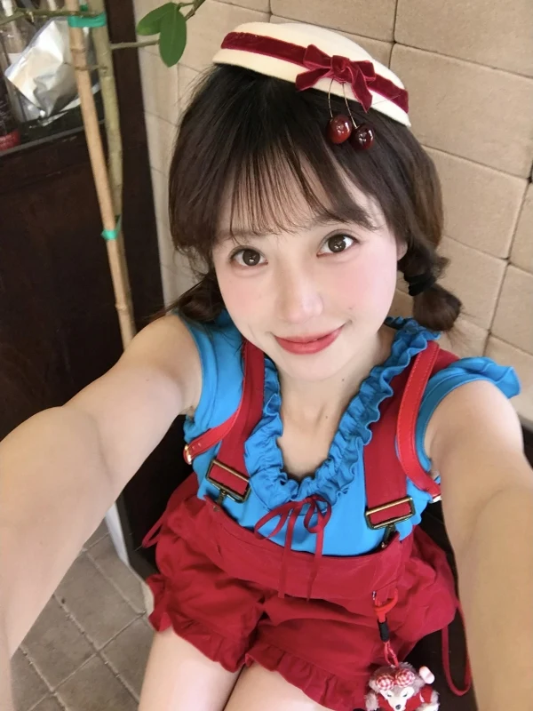 Ensemble haut et pantalon à nœud mignon pour femmes, costume deux pièces Dopane Sle, Look étudiant