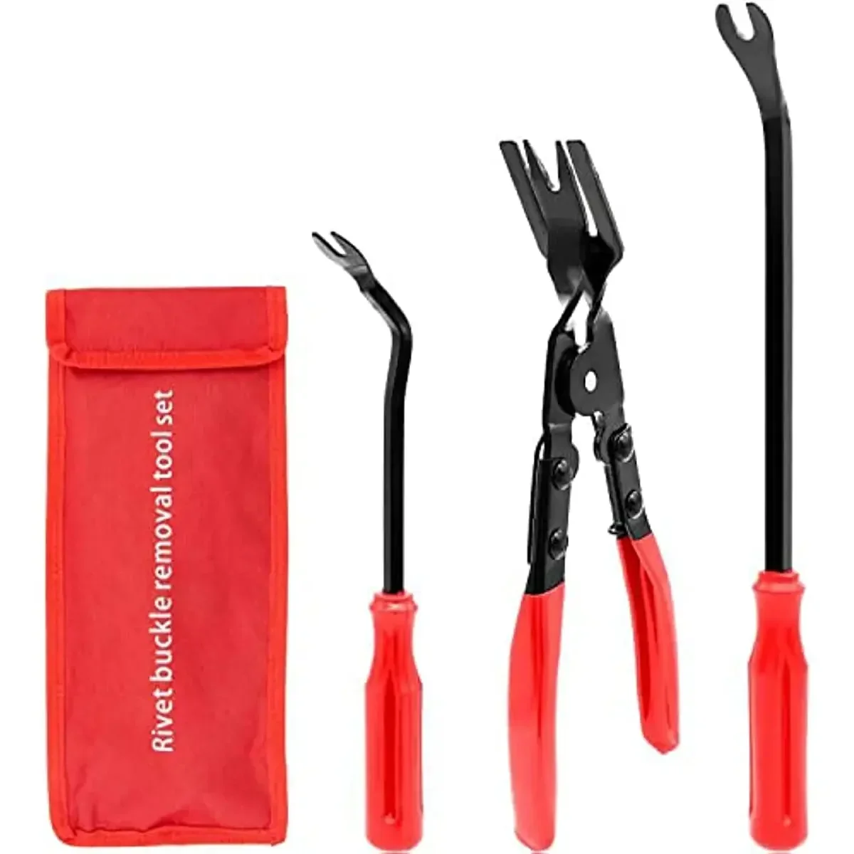 

Car Headlight Repair Installation Tool Trim Clip Removal Pliers Van Door Panel Fascia Dash Upholstery Remover Tool 3pcs