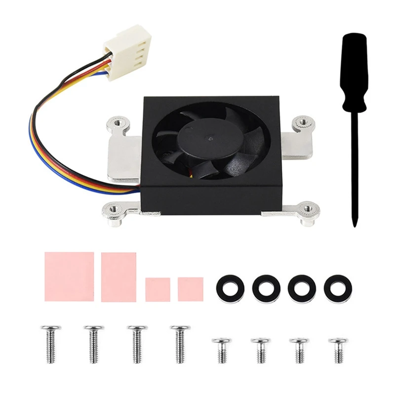 

CM4 Cooling Fan For Raspberry Pi CM4 With Thermal Pads For Raspberry Pi Compute Module CM4 CPU Cooling Fan Low Noise