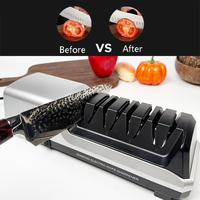 2026 NEW  Electric Knife Sharpener 4-Stage – Coarse/Medium/Fine/Ceramic, Diamond Wheel for Kitchen/Chef/Hunting