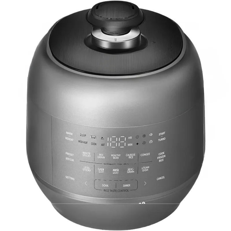 [CUCHEN] CRT-RPK0641MUS|2.1 Ultra High-Pressure Induction Heating Rice Cooker 6 Cup (Uncooked)|Full Stainless Power Lock System