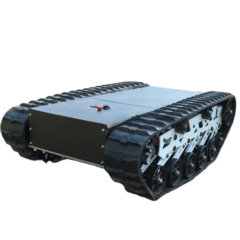 Stair Climbing Robots Chassis 100kg Payload All Terrain Delivery Crawler Robot Tracked Firefighting Inspection Robotic Vehicle