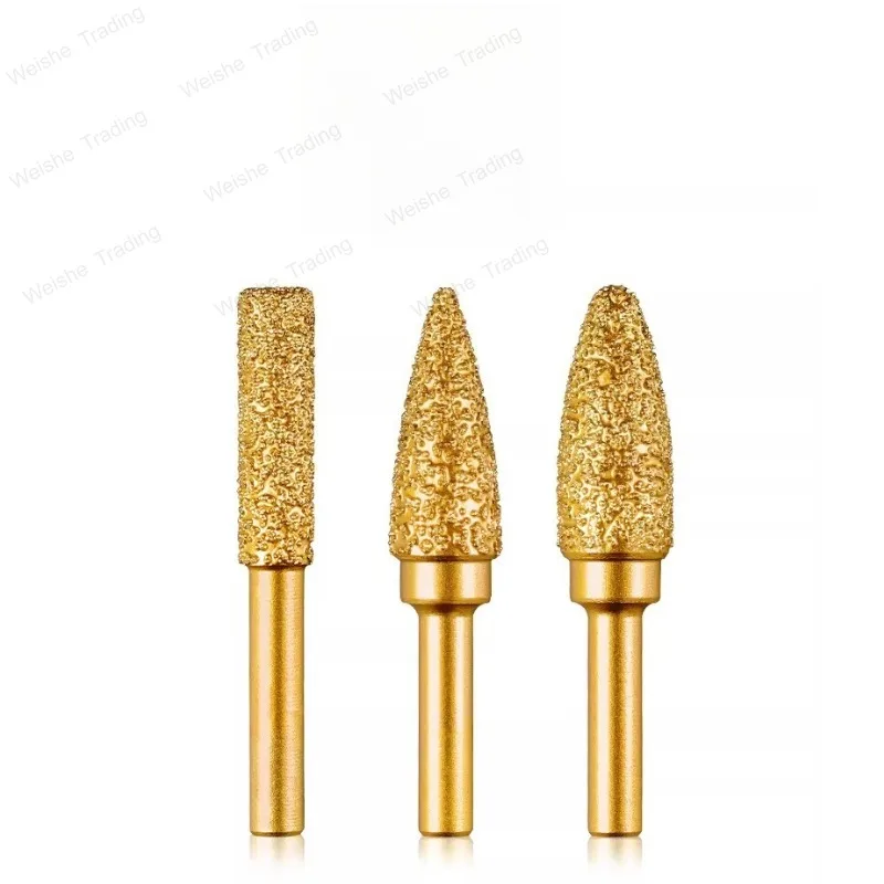 Diamond Grinding Head Alloy Rotary File Electric Grinding Machine Hand Electric Drill Gold Steel Sand Metal Grinding Hole