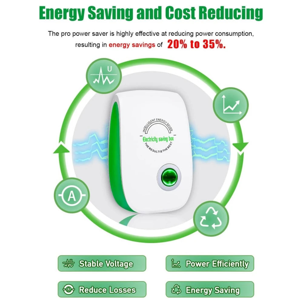 Smart Electricity Saving Box Power Saver Intelligent Energy Saver Power Factor Saving Device Cost Reducing for Household Office