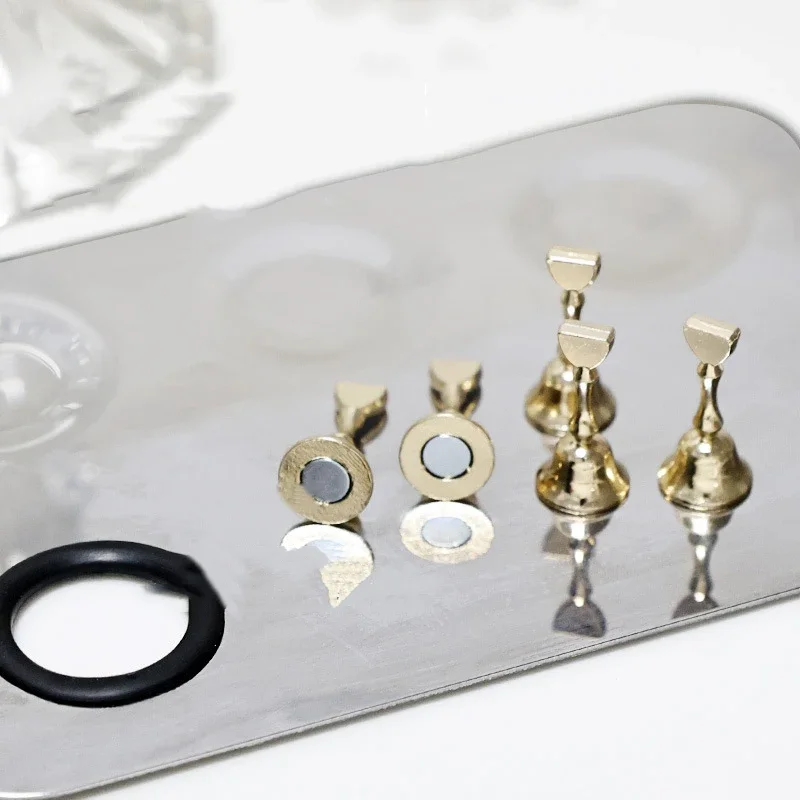 Support de pratique des ongles, présentoir de Palette magnétique, Support d'ongles à pression, Support de formation des ongles, outils de manucure
