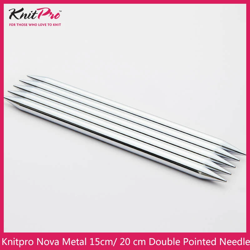 Knitpro Nova Metal 15cm/20 cm Double Pointed Knitting Needle