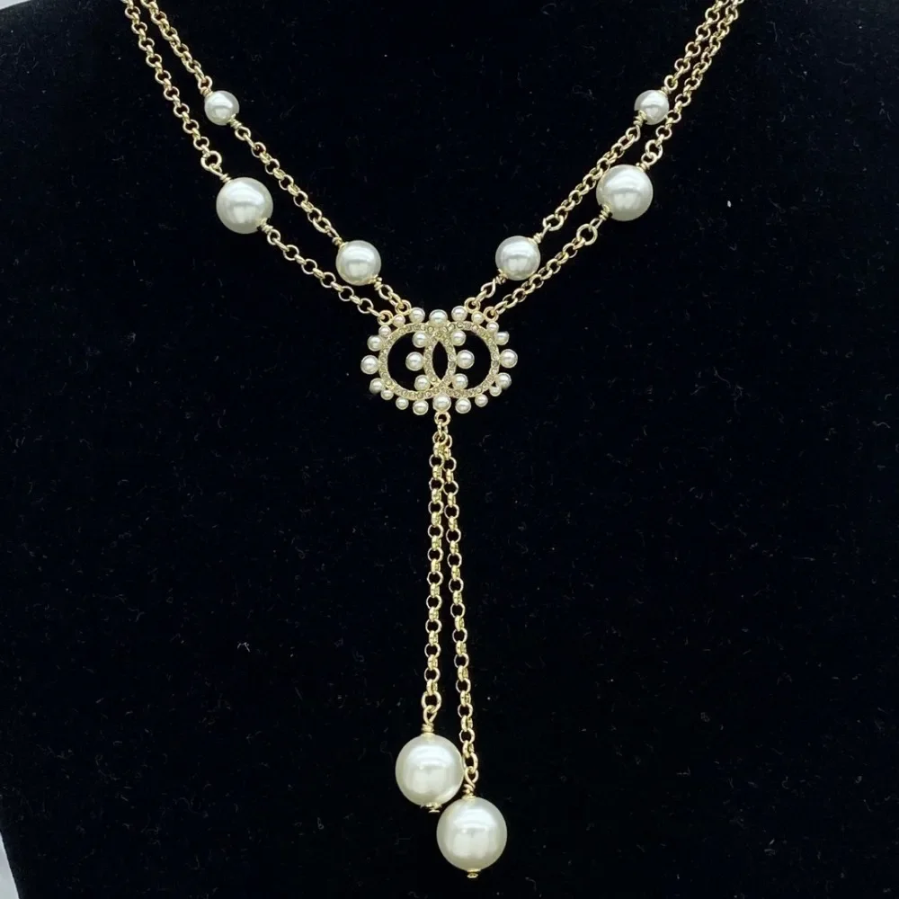 2025 قلادة جديدة، قلادة على شكل حرف الحب قلادة الموضة #4