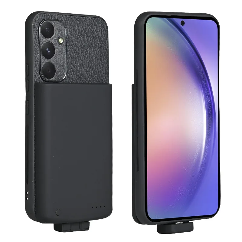 5000mAh for Samsung A54 Back Clip Battery Wireless Power Bank Mobile Phone Case Power Bank
