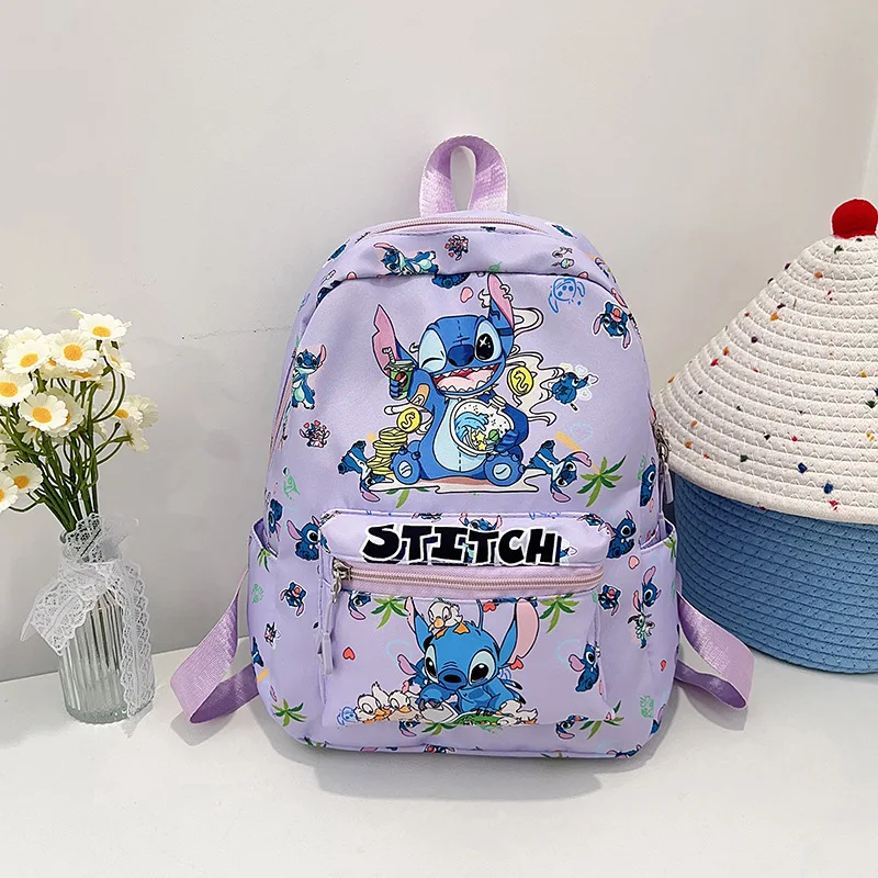 

Stitch Cartoon Backpack Kids Schoolbag Student Schoolbag Disney Backpack Girls Lightweight Casual Mickey Mouse