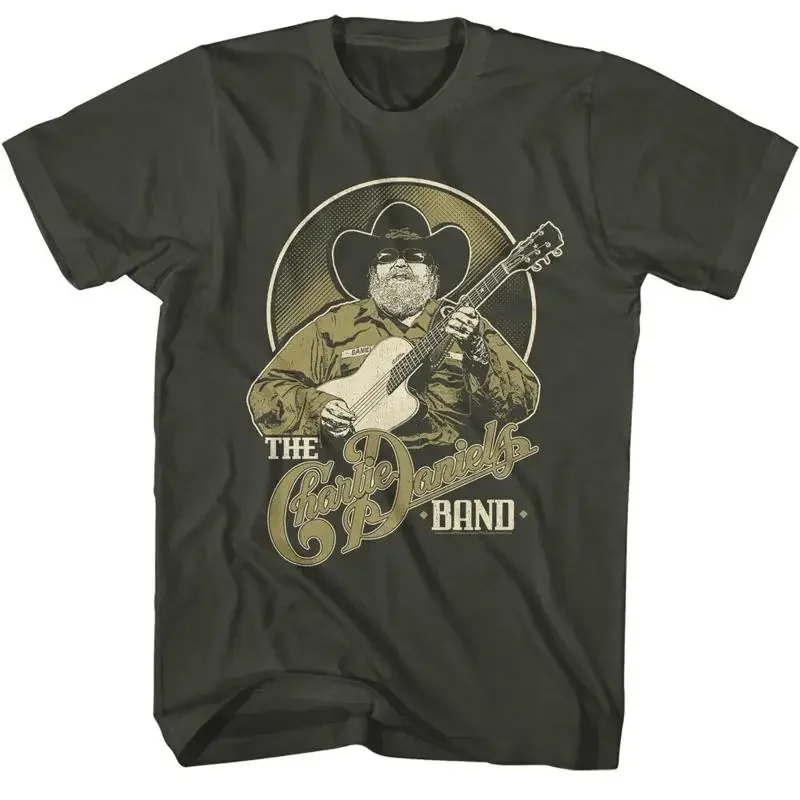 The Charlie Daniels Band Playing Acoustic Men's T Shirt Rock Tour Merch