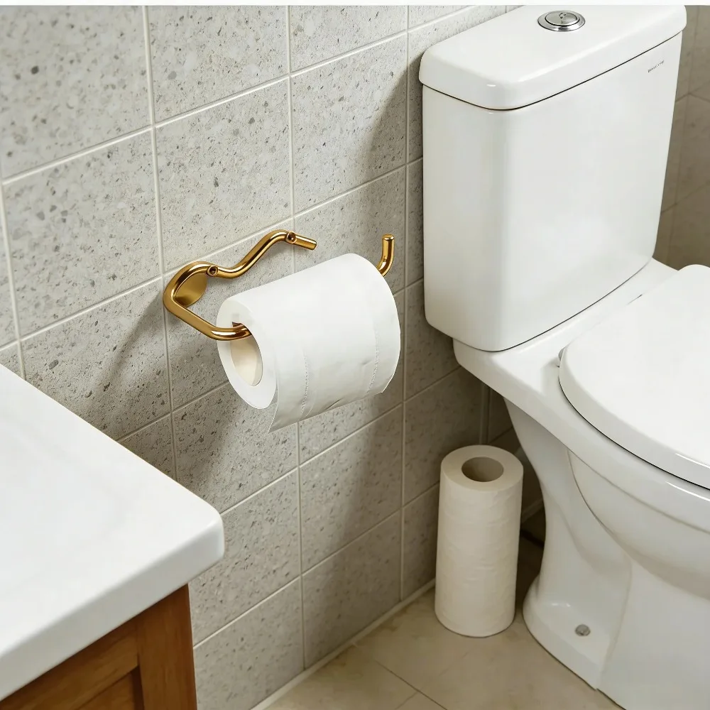 

Настенный металлический держатель для туалетной бумаги, диспенсер для салфеток, прочная подставка для рулонов для кухни и ванной комнаты