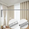 Leisguar DIY benutzer definierte Größe Montage Tuya Smart Life Wifi ZigBee elektrische Vorhang Schiene Set 2