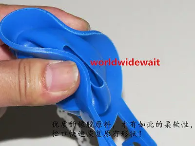 Universal Rubber Toilet Flapper With Stainless Steel Chain 1PC
