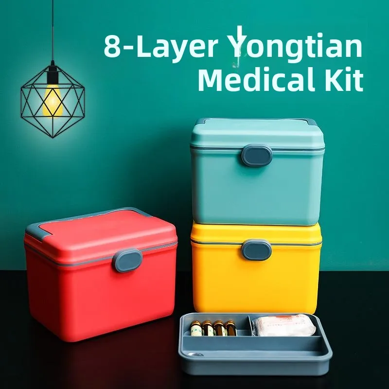 Verdikte medische noodpakket opbergdoos Outdoor Student Kleine Doctor Der Sle Medicijndoos Home Storage Organizer