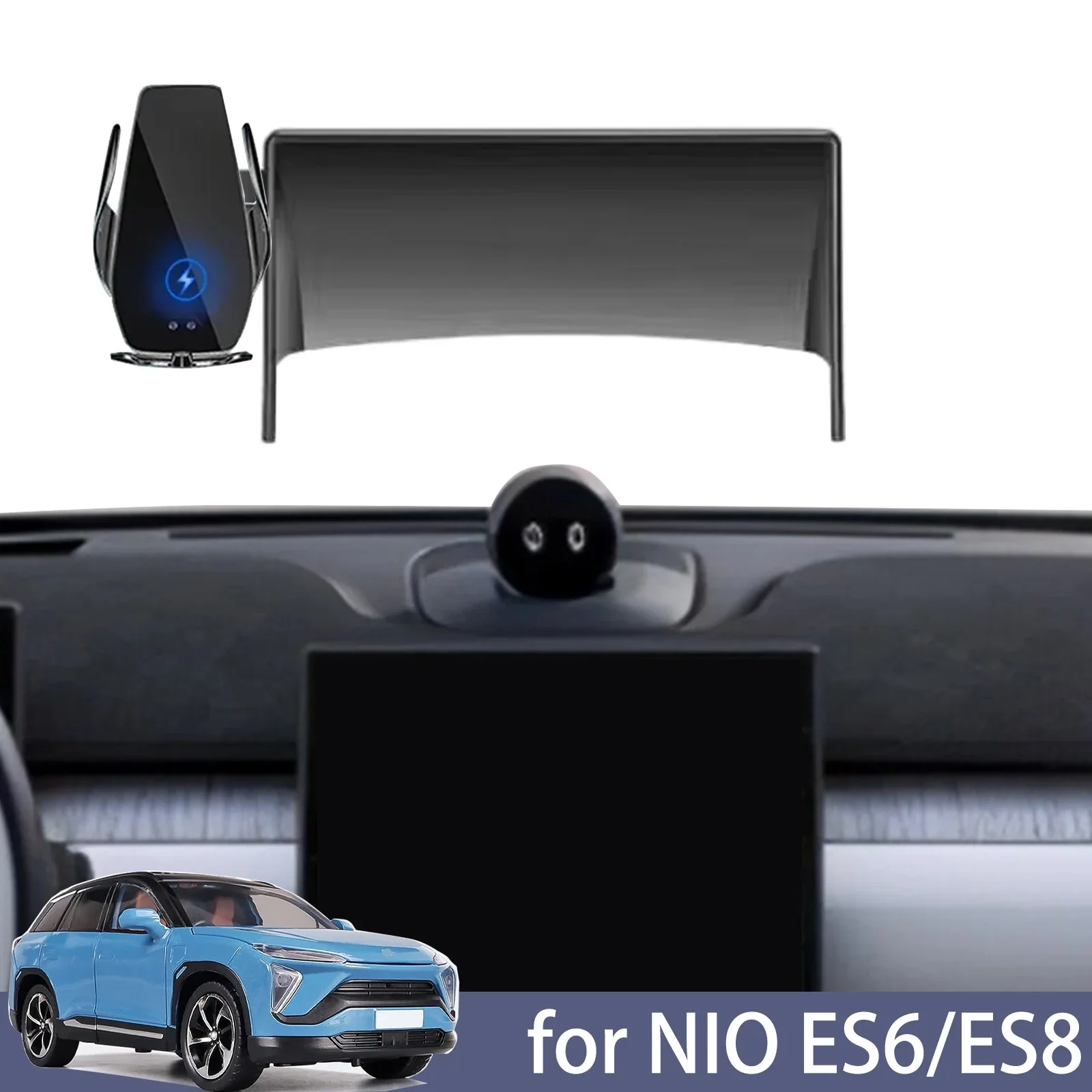 

for NIO ES6 ES8 Car Phone Holder Screen Navigation Bracket Magnetic New Energy Wireless Charging Rack