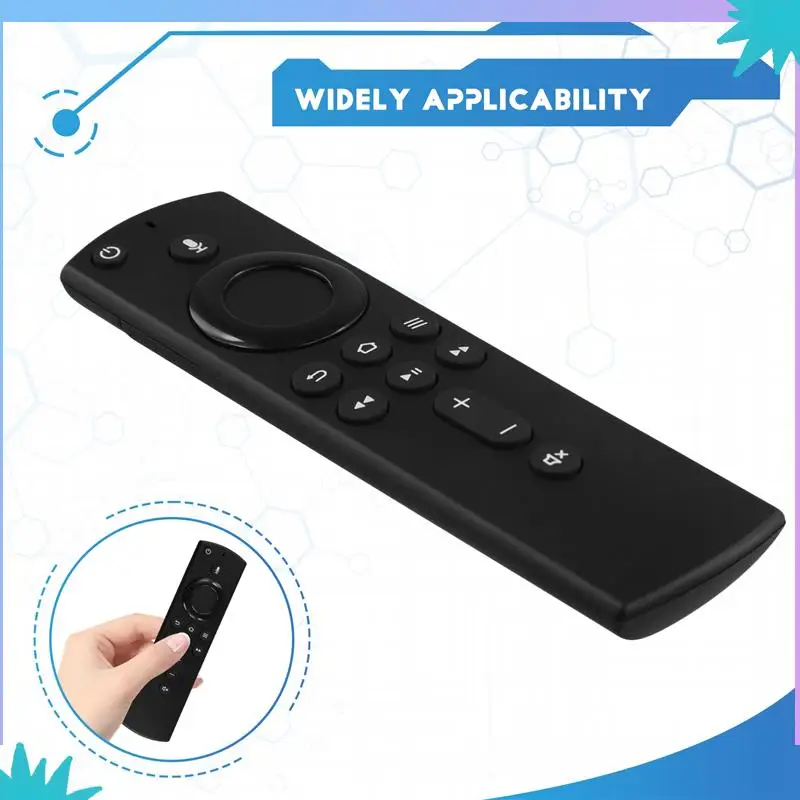 جهاز التحكم عن بعد الصوتي العالمي ABZW متوافق مع جهاز التحكم عن بعد Amazon Fire TV Stick / Fire TV Cube / Fire TV Stick 4K