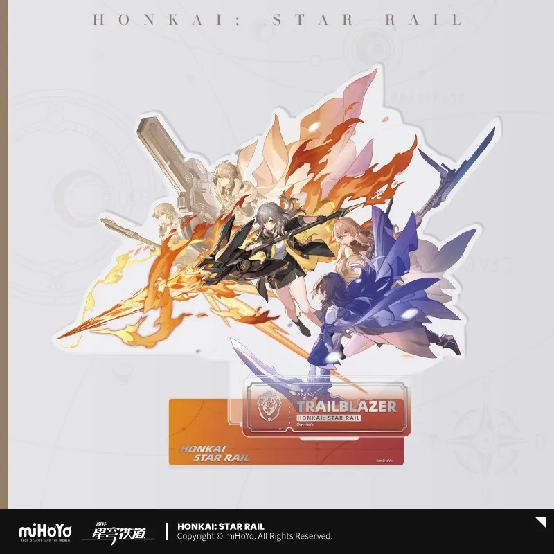 [Genuine] Game Honkai Star Rail March 7th Gepard Anime Cartoon Character Desktop Ornament FuXuan AVENTURINE Accessories Gifts