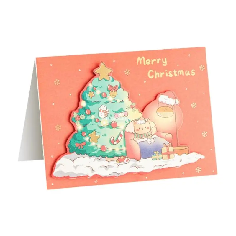 30Pcs Christmas Card Winter Holiday Greeting Card 3.6x5Inch Christmas Greeting Card for Family Friend Christmas New Dropship